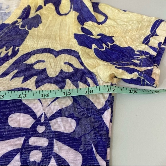 DAVID CLINE - OMBRE - MULTICOLORED FIT & FLARE T-SHIRT STYLE COMFORT  DRESS B3 - Picture 4 of 10